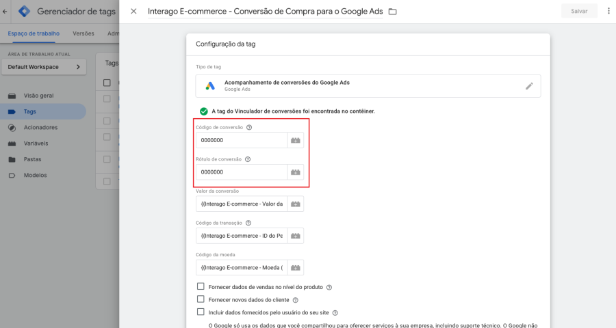 Imagem codigoConversaoRotuloConversao